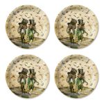 Bild von Maggie Taylor The bird watchers Coaster 4 pcs Ø 11 - Jamida of Sweden