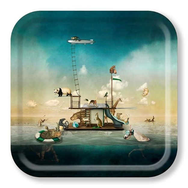 Bild von Maggie Taylor Spring break Tray 32x32 - Jamida of Sweden