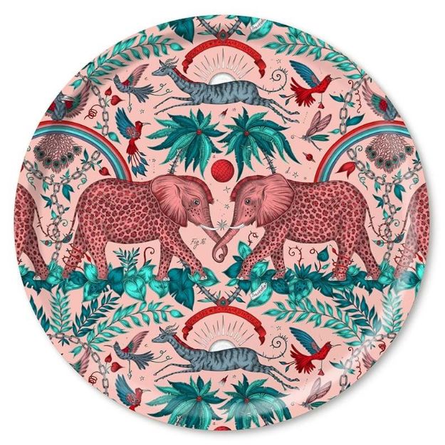 Bild von Emma J Shipley Zambezi/pink Tray Ø 46 - Jamida of Sweden