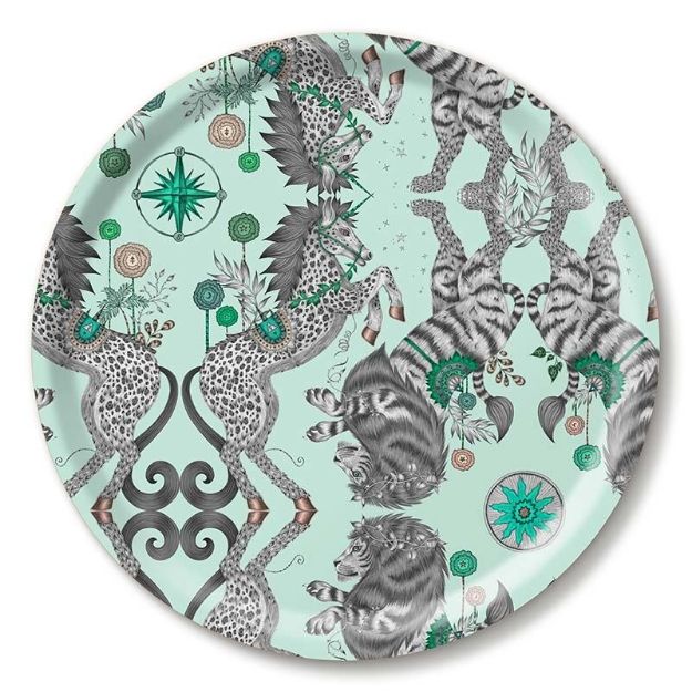 Bild von Emma J Shipley Caspian/teal Tray Ø 39 - Jamida of Sweden