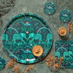 Bild von Emma J Shipley Zambezi/teal Tray Ø 39 - Jamida of Sweden