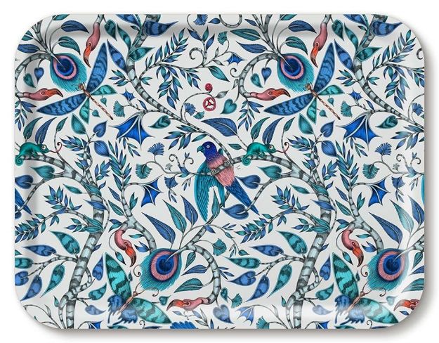 Bild von Emma J Shipley Rousseau/blue Tray 43x33 - Jamida of Sweden