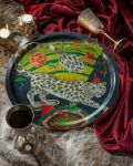Bild von Emma J Shipley Snow Leopard/forest Tray Ø 39 - Jamida of Sweden