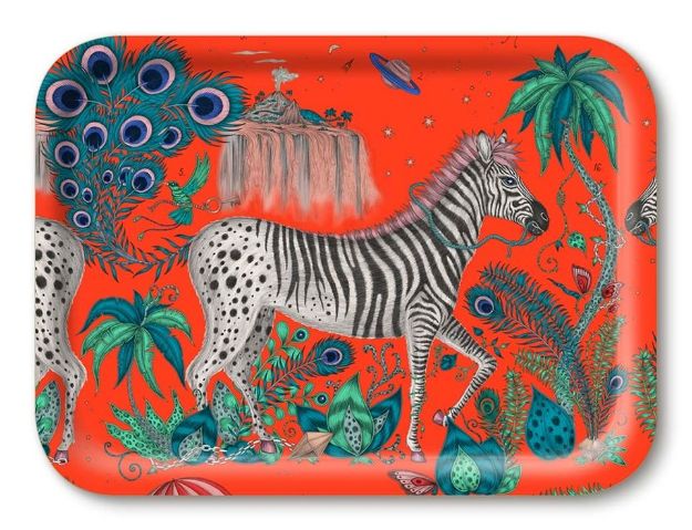 Bild von Emma J Shipley Lost World/red Tray 27x20 - Jamida of Sweden