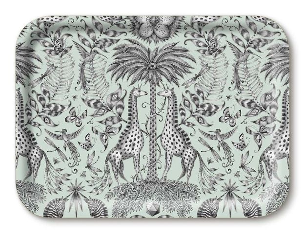 Bild von Emma J Shipley Kruger/green Tray 27x20 - Jamida of Sweden