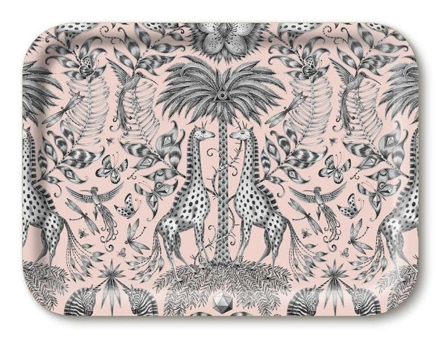 Bild von Emma J Shipley Kruger/pink Tray 27x20 - Jamida of Sweden