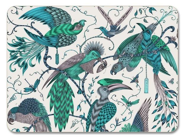 Bild von Emma J Shipley Audubon/green Placemat 29x21 - Jamida of Sweden
