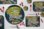 Bild von Emma J Shipley Snow Leopard/forest Placemat 29x21 - Jamida of Sweden