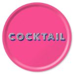 Bild von Asta Barrington Cocktail / bright pink Tray Ø 46 - Jamida of Sweden