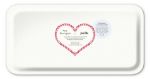 Bild von Asta Barrington Cosmopolitan / strawberry red Tray 43x22cm - Jamida of Sweden