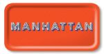 Bild von Asta Barrington Manhattan / orange  Tray 43x22cm - Jamida of Sweden