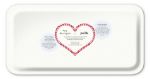 Bild von Asta Barrington Margarita / red Tray 43x22cm - Jamida of Sweden