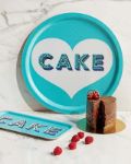 Bild von Asta Barrington Cake / aqua Tray Ø 39 - Jamida of Sweden