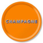 Bild von Asta Barrington Champagne / satsuma orange Tray Ø 39 - Jamida of Sweden