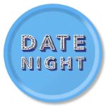 Bild von Asta Barrington Date Night / blue Tray Ø 39 - Jamida of Sweden