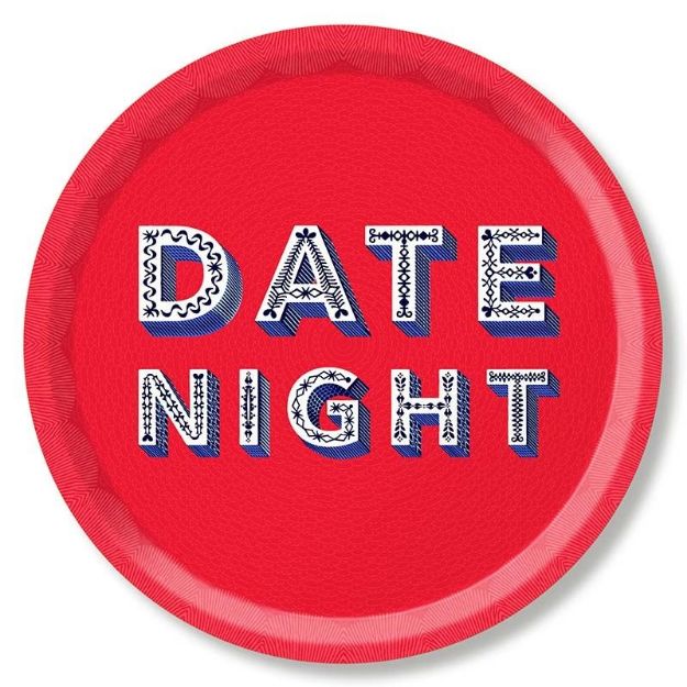 Bild von Asta Barrington Date Night / red Tray Ø 39 - Jamida of Sweden