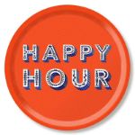 Bild von Asta Barrington Happy Hour / orange Tray Ø 39 - Jamida of Sweden