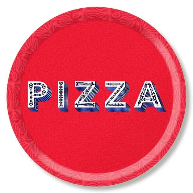 Bild von Asta Barrington Pizza / red Tray Ø 39 - Jamida of Sweden