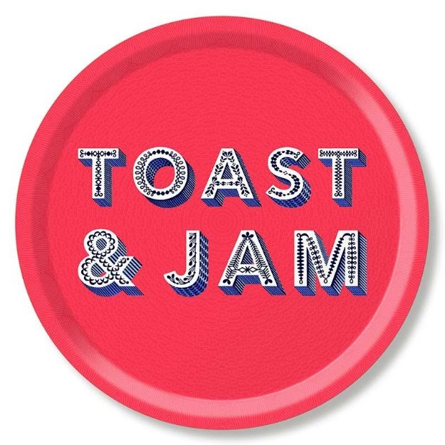 Bild von Asta Barrington Toast & Jam Tray Ø 39 - Jamida of Sweden