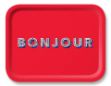 Bild von Asta Barrington Bonjour/red Tray 36x28cm - Jamida of Sweden