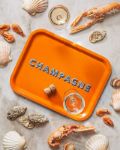 Bild von Asta Barrington Champagne/satsuma orange Tray 36x28cm - Jamida of Sweden