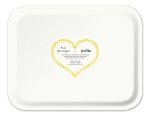 Bild von Asta Barrington Happy/yellow Tray 36x28cm - Jamida of Sweden