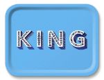 Bild von Asta Barrington King/blue Tray 36x28cm - Jamida of Sweden