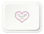 Bild von Asta Barrington Queen/bright pink Tray 36x28cm - Jamida of Sweden