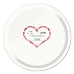 Bild von Asta Barrington Chips / red Tray Ø 31 - Jamida of Sweden