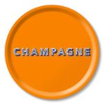 Bild von Asta Barrington Champagne / satsuma orange Tray Ø 31 - Jamida of Sweden