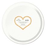 Bild von Asta Barrington Champagne / satsuma orange Tray Ø 31 - Jamida of Sweden