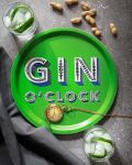 Bild von Asta Barrington Gin o´clock / lime green Tray Ø 31 - Jamida of Sweden
