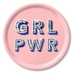 Bild von Asta Barrington GRL / PWR / light pink Tray Ø 31 - Jamida of Sweden
