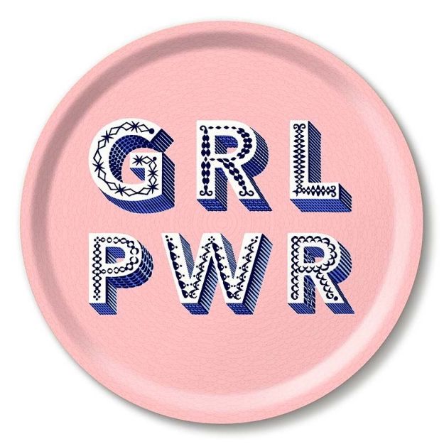 Bild von Asta Barrington GRL / PWR / light pink Tray Ø 31 - Jamida of Sweden