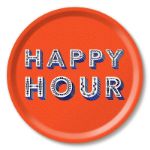 Bild von Asta Barrington Happy Hour / orange Tray Ø 31 - Jamida of Sweden