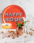 Bild von Asta Barrington Happy Hour / orange Tray Ø 31 - Jamida of Sweden