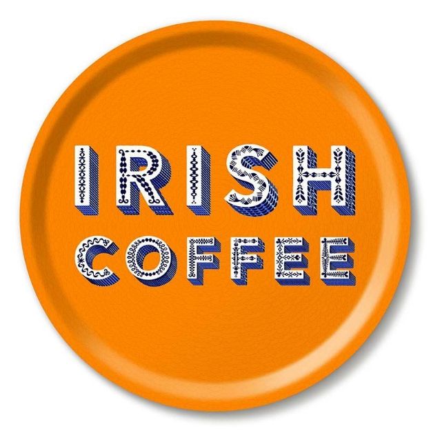 Bild von Asta Barrington Irish Coffee / orange Tray Ø 31 - Jamida of Sweden