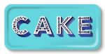 Bild von Asta Barrington Cake / aqua Tray 32x15 - Jamida of Sweden