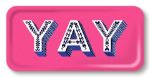 Bild von Asta Barrington YAY / bright pink Tray 32x15 - Jamida of Sweden
