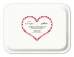 Bild von Asta Barrington VIP / red Tray 27x20cm - Jamida of Sweden