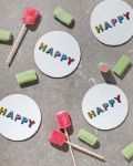 Bild von Asta Barrington Happy / multi Coaster Ø 10 - Jamida of Sweden