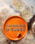 Bild von Asta Barrington Champagne o´clock / satsuma orange Tray Ø 31 - Jamida of Sweden