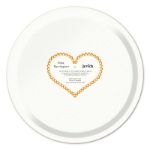 Bild von Asta Barrington Champagne o´clock / satsuma orange Tray Ø 31 - Jamida of Sweden