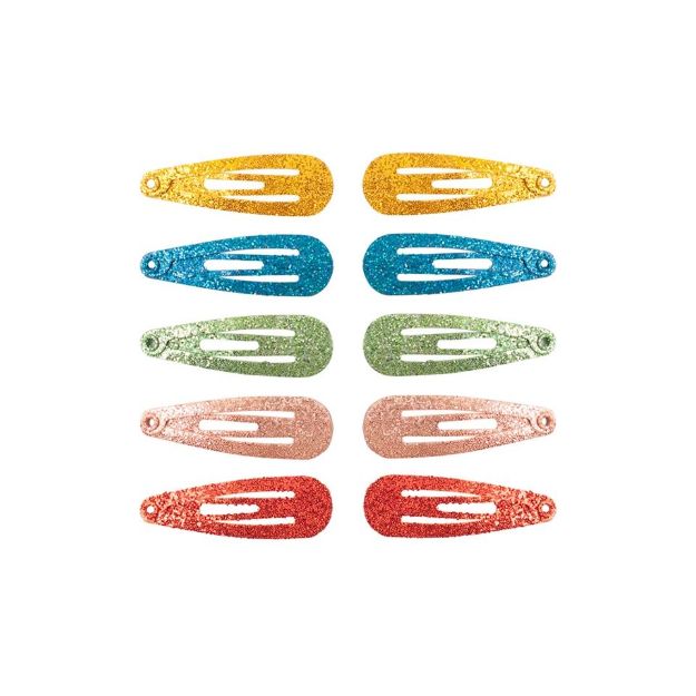 Bild von Hairclips Baby (10/card) Assorted 5 colours, VE-24