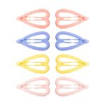 Bild von Hairclips Hearts Pastel (2/card)  Assorted 4 colours, VE-24