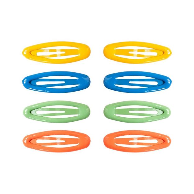 Bild von Hairclips Happy Palette (2/card) Assorted 4 colours, VE-24