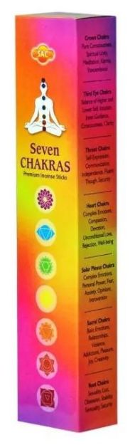 Bild von SAC Seven Chakras Set 7x5 Stäbchen 