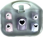 Bild von Motivstanzerset im Koffer, 5 Stanzer, Tiere