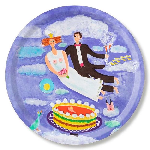 Bild von Bessie Johanson Seventh heaven Tray Ø 39 - Jamida of Sweden