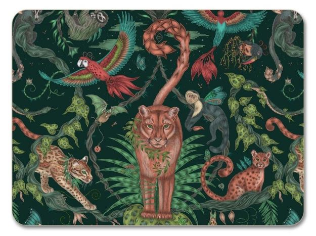 Bild von Emma J Shipley Bosque Dreams/Forest Placemat 29x21 - Jamida of Sweden
